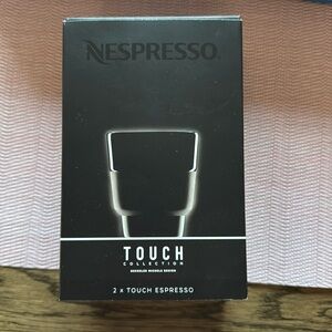 Never used Nespresso set of 2 Touch espresso cups